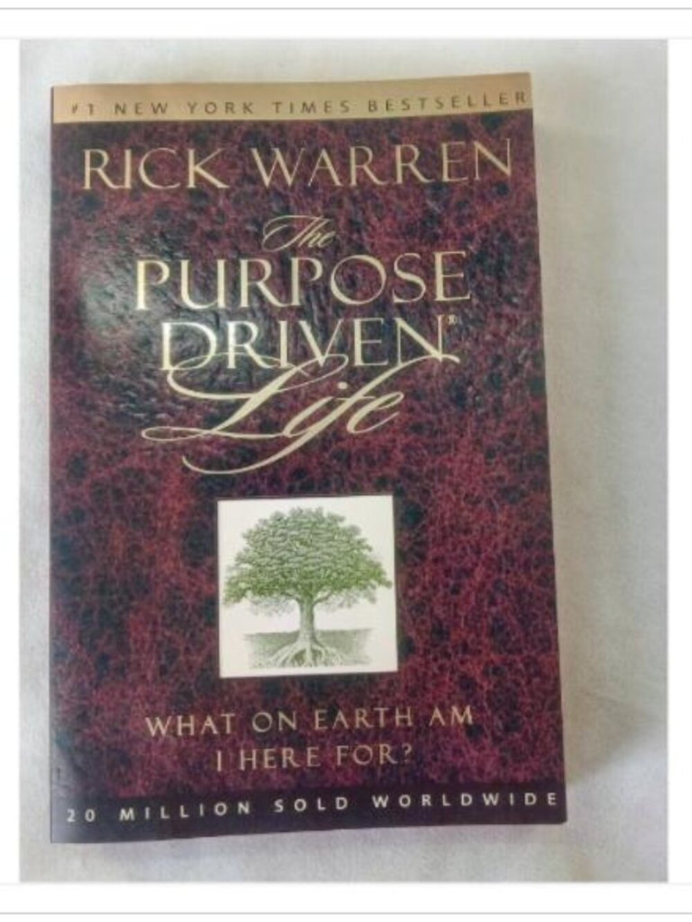 The Purpose Driven Life: What on Earth Am I Here For? Rick Warren 2002 Book